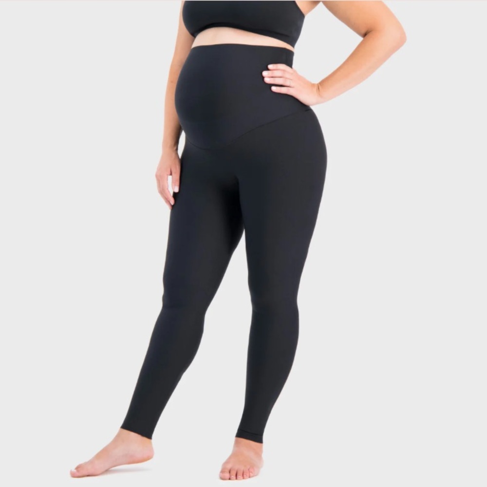 Glowe Maternity Leggings Black Size Small